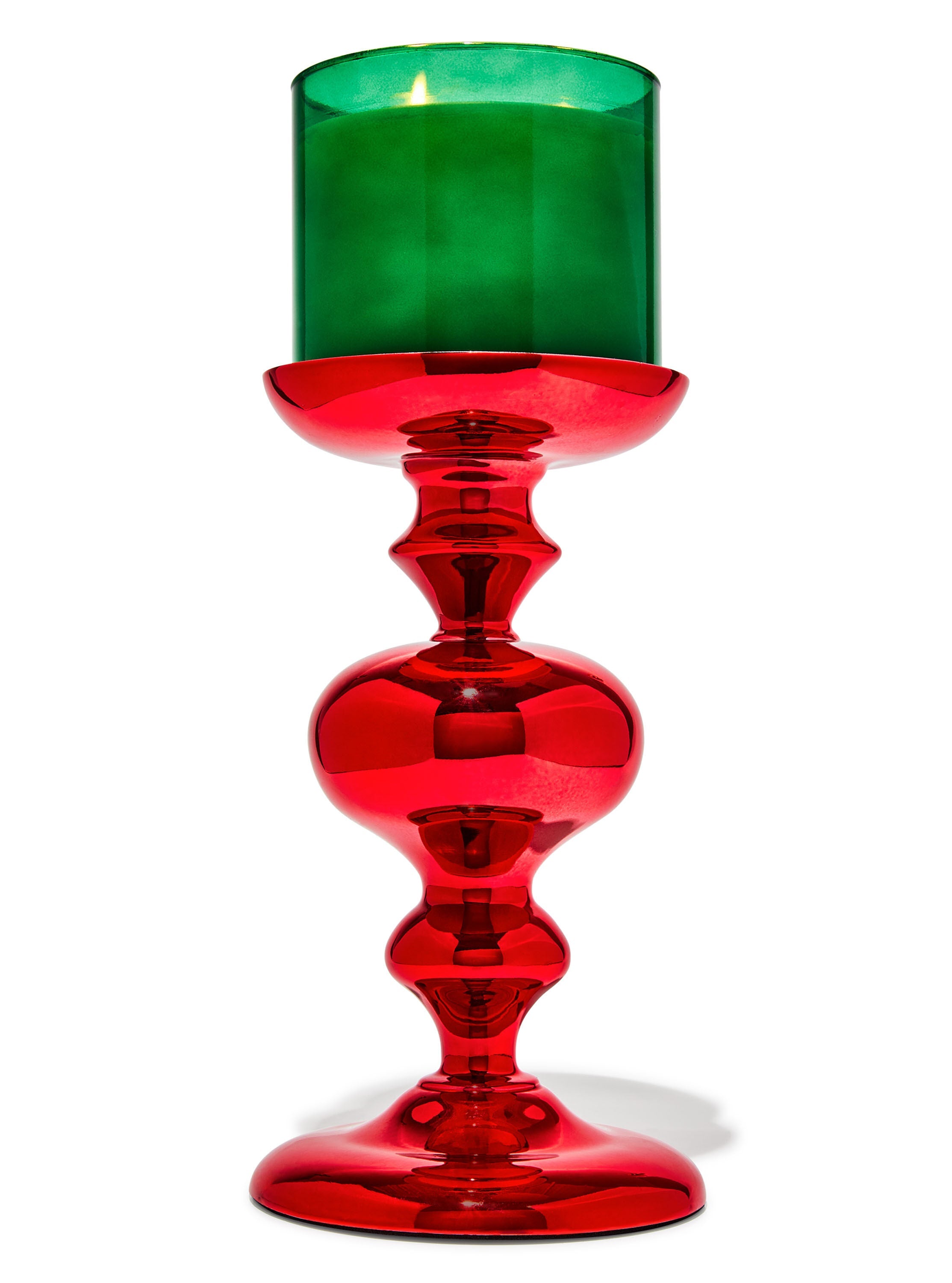 Red Finial Pedestal